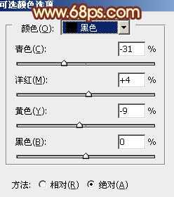 ‘Photoshop将花草中的人物图片增加上柔美的暖春色‘
