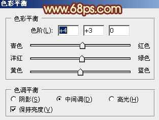 ‘Photoshop将花草中的人物图片增加上柔美的暖春色‘