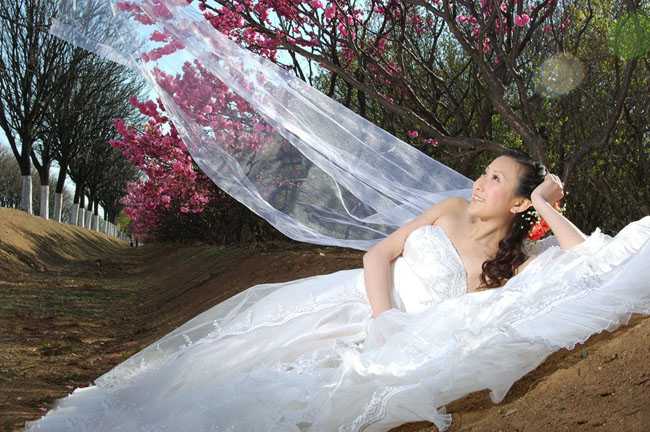 ‘Photoshop制作柔美的暗调紫色婚片‘