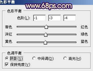 ‘Photoshop将外景模特图片调制出淡淡的蓝黄色效果‘