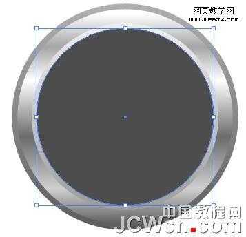 Illustrator鼠绘教程：渐变工具运用绘制金属闹钟_中国教程网