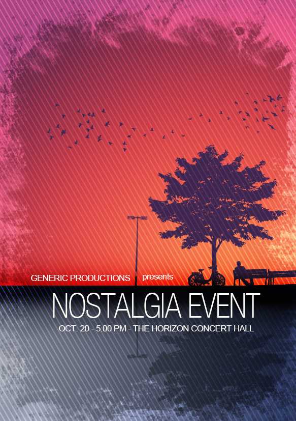 ‘在PS中设计一张充满怀旧和复古风格的剪影海报‘