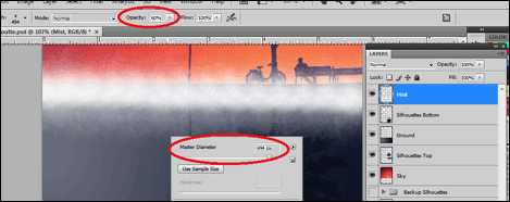 ‘在PS中设计一张充满怀旧和复古风格的剪影海报‘