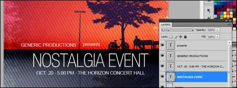 ‘在PS中设计一张充满怀旧和复古风格的剪影海报‘