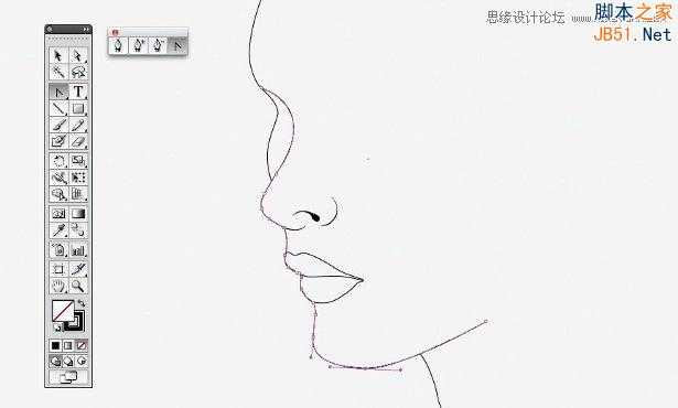Illustrator绘制一张水滴飞溅效果的面部特效,PS教程,思缘教程网