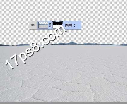 ‘photoshop合成在荒野星球沙漠中一头变异的野牛独自矗立的场景‘