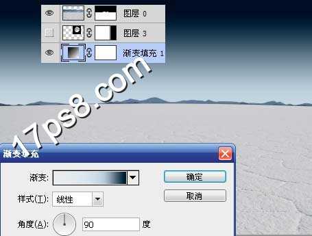 ‘photoshop合成在荒野星球沙漠中一头变异的野牛独自矗立的场景‘