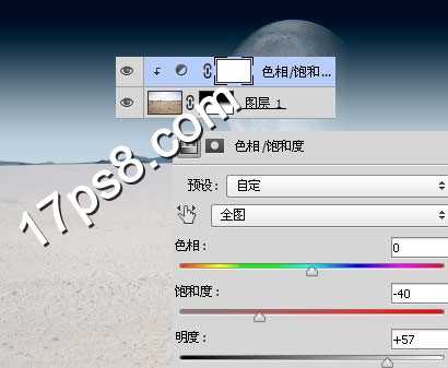‘photoshop合成在荒野星球沙漠中一头变异的野牛独自矗立的场景‘