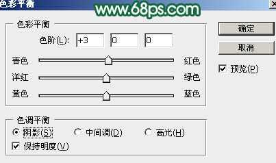 ‘Photoshop调出暗调秋季青红色树林人物图片‘