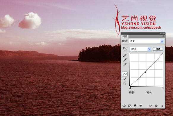 ‘Photoshop调出风景照片经典暗调青红色‘