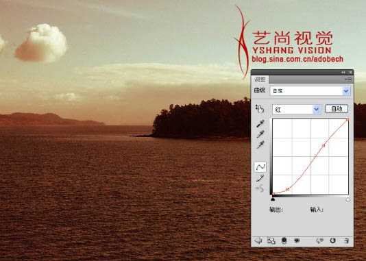 ‘Photoshop调出风景照片经典暗调青红色‘