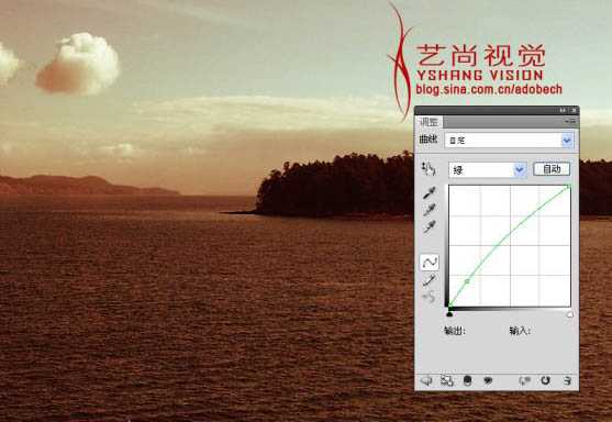 ‘Photoshop调出风景照片经典暗调青红色‘