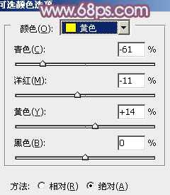 ‘Photoshop为草原人物调制出淡雅的秋季青黄色‘
