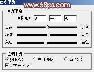 ‘Photoshop将冬季美女图片加上淡紫蜜糖色效果‘