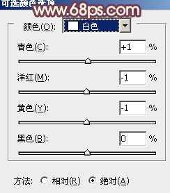 ‘Photoshop将冬季美女图片加上淡紫蜜糖色效果‘