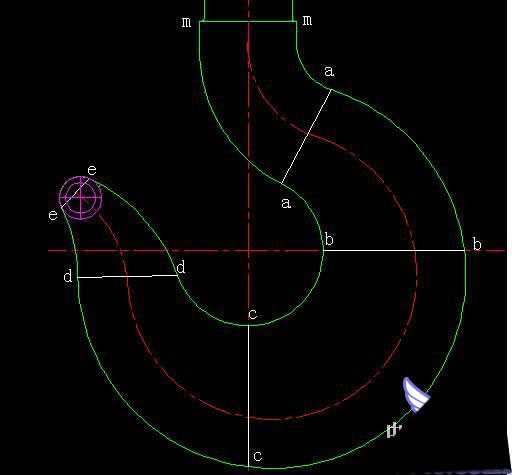 AutoCAD 2007放样制作三维吊钩 脚本之家 CAD教程