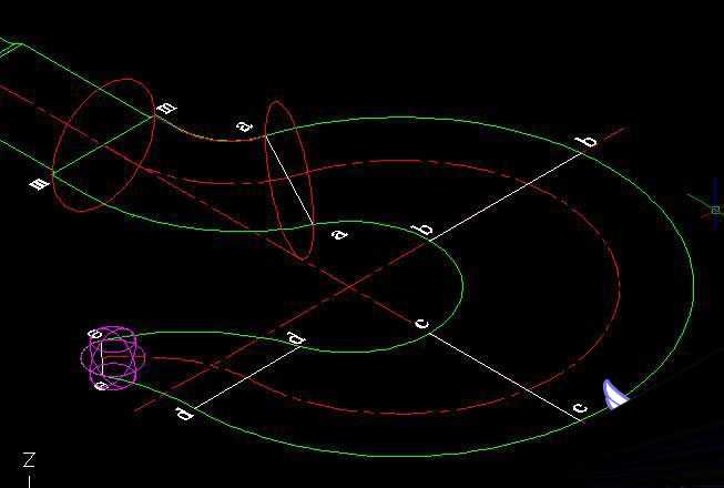 AutoCAD 2007放样制作三维吊钩 脚本之家 CAD教程