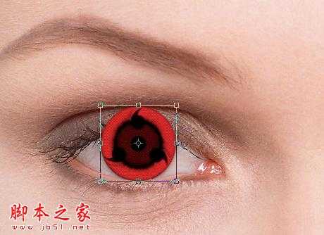 ‘photoshop将普通眼睛制作出血腥的恶魔眼睛‘