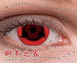 ‘photoshop将普通眼睛制作出血腥的恶魔眼睛‘