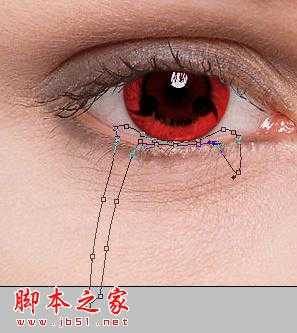 ‘photoshop将普通眼睛制作出血腥的恶魔眼睛‘