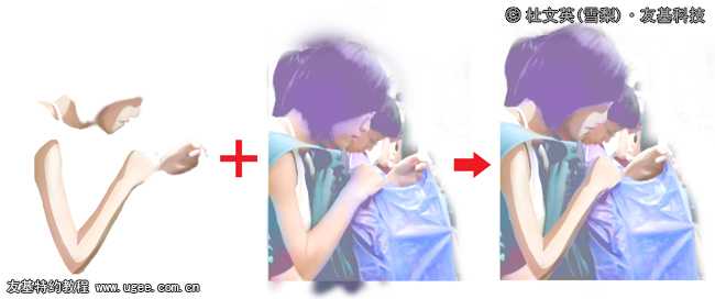 ‘photoshop鼠绘出地铁里烂漫邂逅的漫画人物教程‘