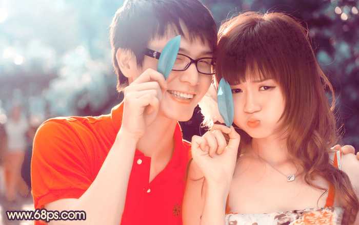 ‘photoshop在Lab模式下快速打造鲜艳的橙红色人物图片‘