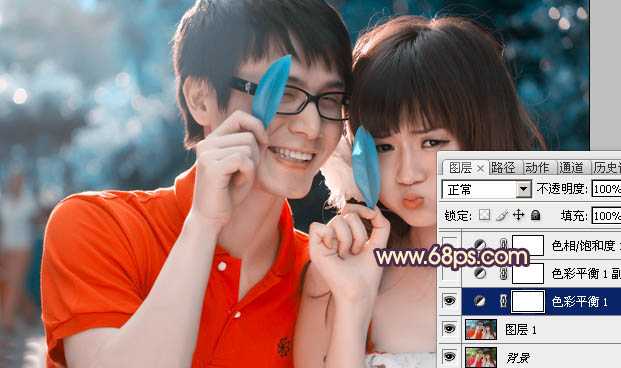 ‘photoshop在Lab模式下快速打造鲜艳的橙红色人物图片‘