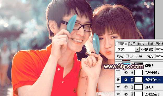 ‘photoshop在Lab模式下快速打造鲜艳的橙红色人物图片‘