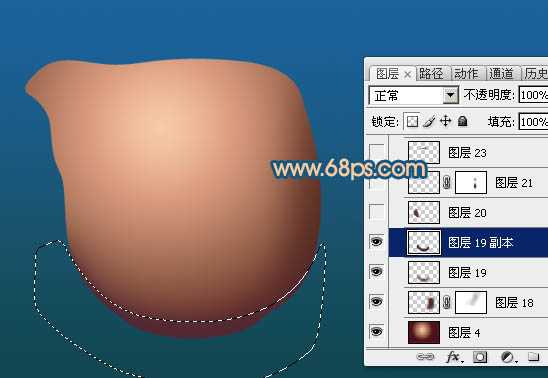 ‘Photoshop设计制作一个逼真精致的陶瓷茶壶‘