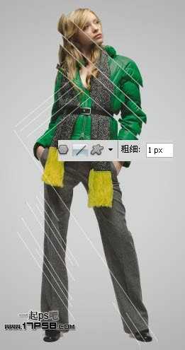 ‘Photoshop快速为美女图片加上潮流装饰元素‘