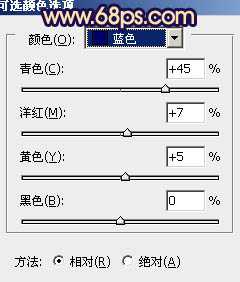 ‘Photoshop将窗户上女孩图片调制出柔美的橙蓝色‘