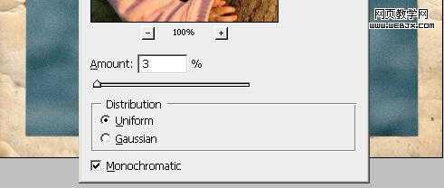 ‘photoshop利用纹理素材快速制作褪色的老照片‘