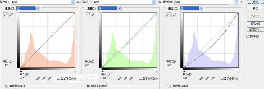 ‘PhotoShop使用曲线一步调出多种效果调色实例教程‘
