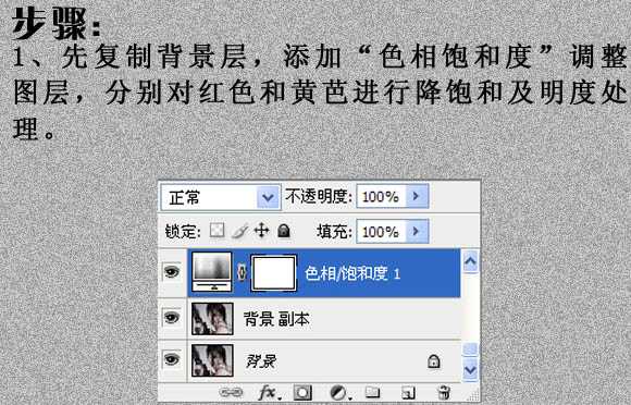 ‘Photoshop下将人物图片调成冷酷的暗调质感色‘