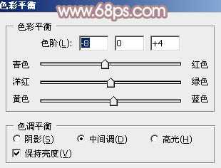 ‘Photoshop为室内美女图片增加柔美的淡调紫褐色‘