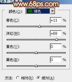 ‘Photoshop为树林美女图片打造出艳丽的橙褐色效果‘