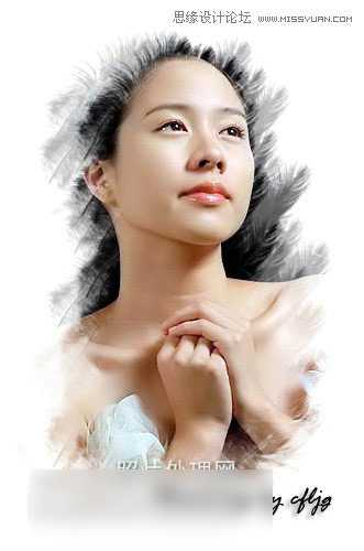 ‘photoshop美白教程：PS给暗色人物调出肤色美白效果‘