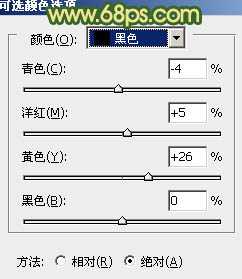 ‘Photoshop将树木边的美女图片调制出纯美的秋季黄绿色效果‘