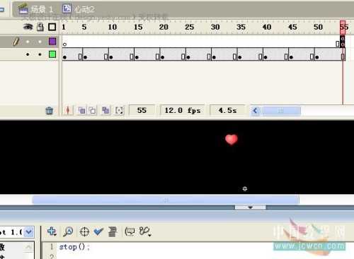 Flash引导线制作心形图案动画_脚本之家jb51.net整理
