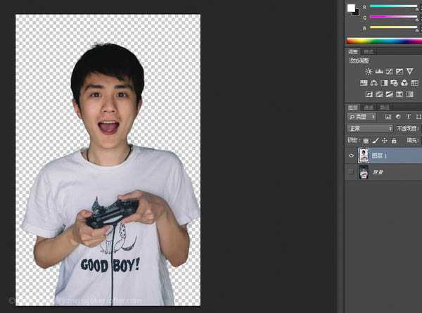 ‘Photoshop将帅哥头像转为可爱的Q版大头像‘