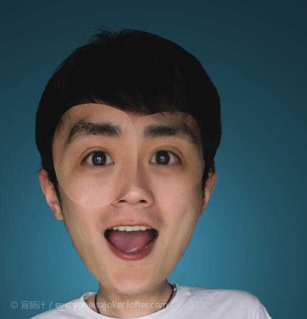 ‘Photoshop将帅哥头像转为可爱的Q版大头像‘