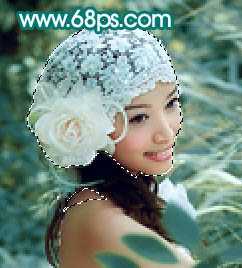 ‘Photoshop调出外景婚片柔美红润的青黄色‘