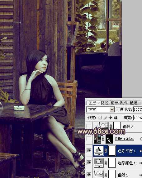 ‘photoshop利用通道替换快速为人物图片打造出古典黄褐色效果‘