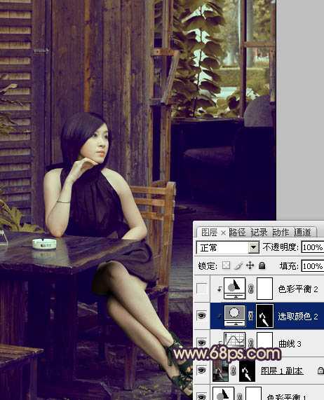 ‘photoshop利用通道替换快速为人物图片打造出古典黄褐色效果‘
