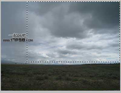 ‘photoshop合成抽象魔幻的沙漠暴风雨场景‘