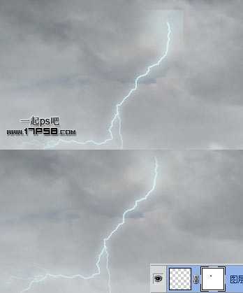 ‘photoshop合成抽象魔幻的沙漠暴风雨场景‘