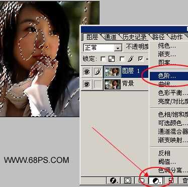 Photoshop通道选区处理美女照片_脚本之家jb51.net转载