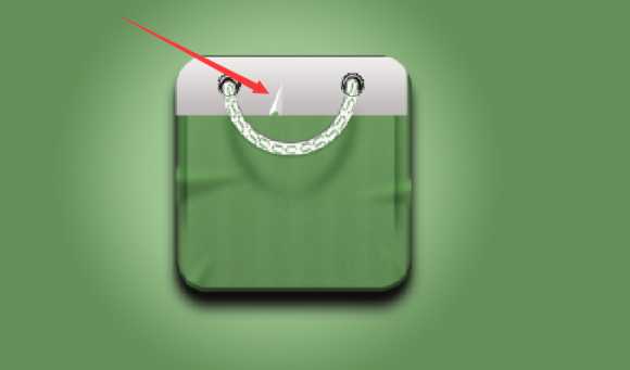 ‘PS绘制精致的抹茶绿购物袋图标‘