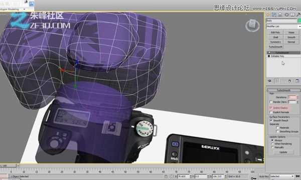 3dsmax制作数码单反照相机建模教程,