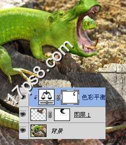 ‘photoshop将蜥蜴与河马合制成一种动物的效果‘